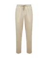 Moncler Elastic Waist Sweatpants In Nude