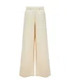 Moncler Elastic Waist Sweatpants In Nude
