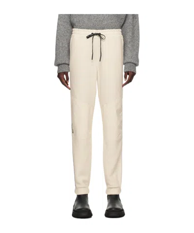 Moncler Elastic Waist Sweatpants In Nude