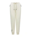 Moncler Elastic Waist Sweatpants In White