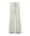 Moncler Elastic Waist Sweatpants In White