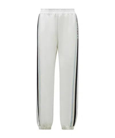 Moncler Elastic Waist Sweatpants In White