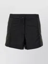 Moncler Elastic Waistband Contrast Panel Shorts
