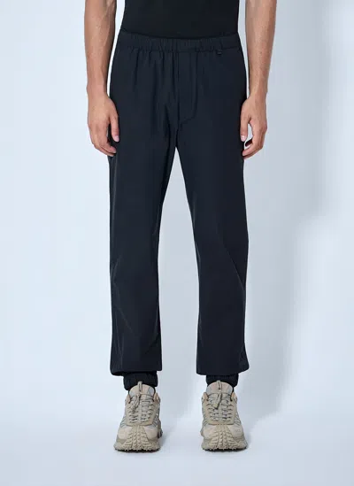 Moncler Elastic Waistband Track Pants In Black