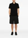 Moncler Elasticated Shorts In Black