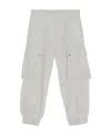 Moncler Elasticated-waist Cotton Trousers In White