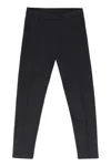 Moncler Elasticated Waist Leggings In Black