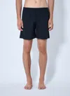 Moncler Logo-patch Elasticated-waist Swim Shorts In Blue
