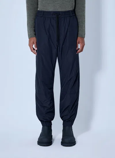 Moncler Elasticated Waist Track Pants In Blue