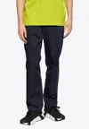 Moncler Elasticated Waistband Track Pants In Navy