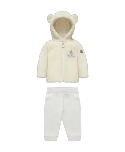 Moncler Elasticated-waistband Track Pants In White