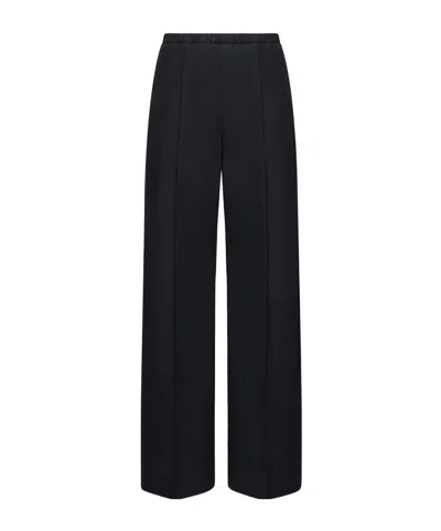 Moncler Elasticated Waistband Trousers In Black