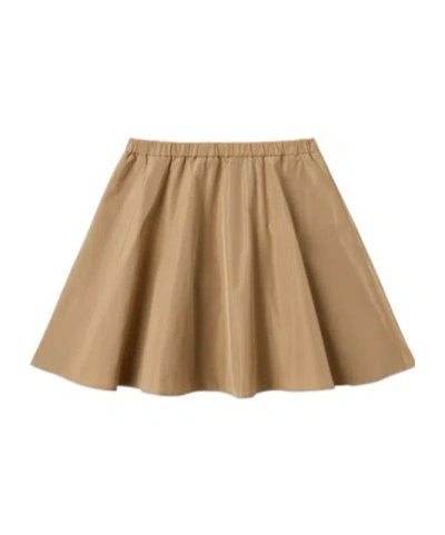 Moncler Elasticwaist Midi Skirt In Transparent