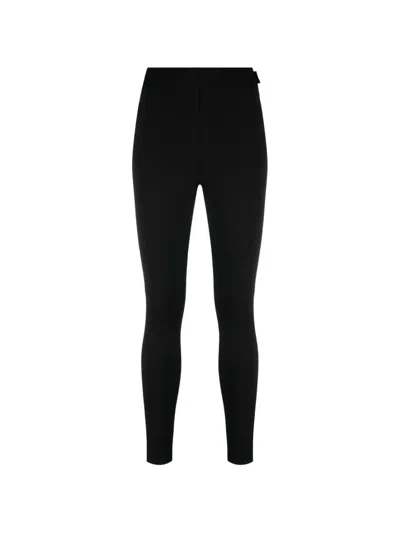 Moncler Elastic-waistband Leggings In Black