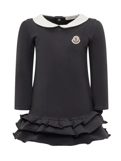 Moncler Elegant Mini Dress For Fall 2025 In Blu