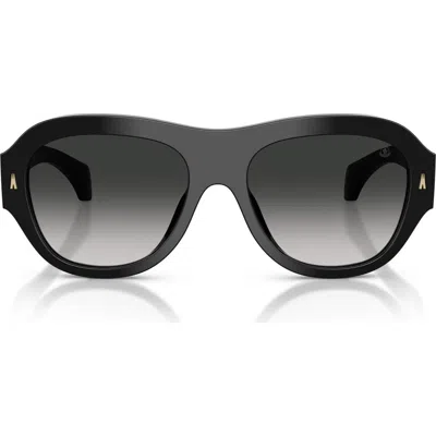 Moncler Elevane 56mm Irregular Sunglasses In Purple