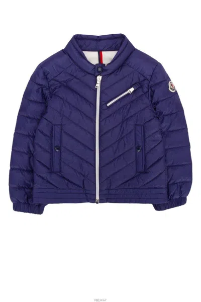 Moncler Elevated Padded Jacket In Blue