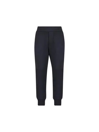 Moncler Elevated Trousers For The Modern Wardrobe In Black