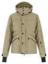 Moncler Elfin Puffer Jackets Beige In Green