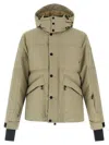 Moncler Elfin Puffer Jackets Beige In Green