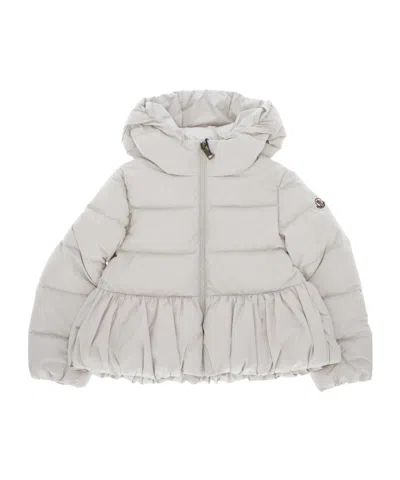 Moncler Elizaveta Hooded Down Jacket In Gray