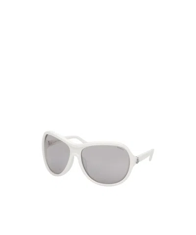 Moncler Ellesole Oversize-frame Sunglasses In Gray