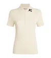 Moncler Short-sleeved Polo Shirt In White