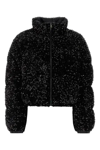 MONCLER MONCLER EMBELLISHED POLYESTER LOUVI DOWN JACKET