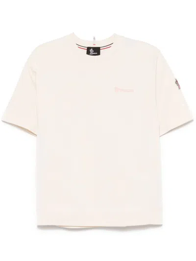 MONCLER EMBOSSED-LOGO COTTON T-SHIRT - WOMEN'S - COTTON