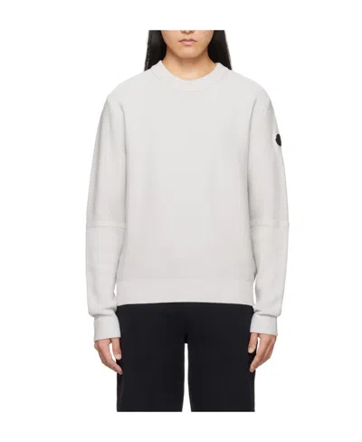 MONCLER EMBOSSED LONG-SLEEVED SWEATER