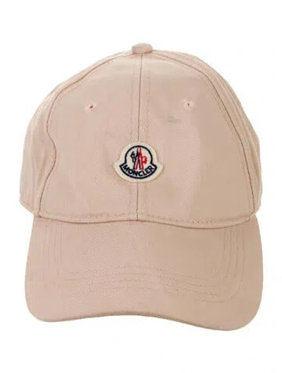 Pre-owned Moncler Embroidered Baseball Cap In Neutral