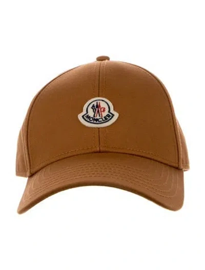 Pre-owned Moncler Embroidered Baseball Hat In Orange