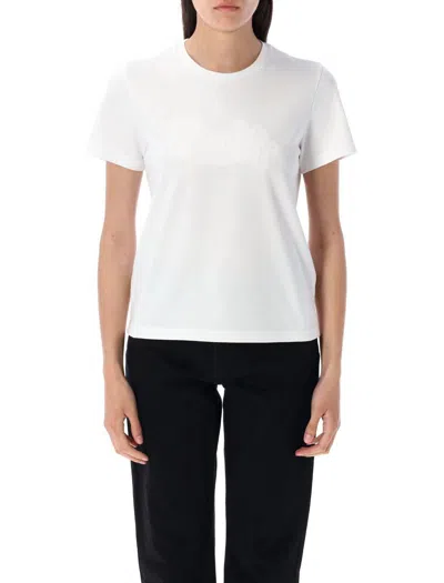 MONCLER MONCLER EMBROIDERED CALLIGRAPHY LOGO T-SHIRT