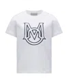 Moncler Embroidered Cotton T-shirt In White
