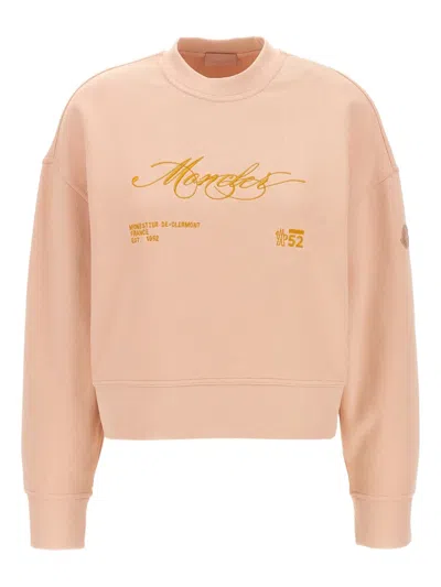 Moncler Embroidered Crew-neck Sweatshirt
