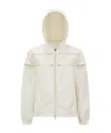 Moncler Clisson Hooded Windbreaker In White