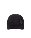 Moncler Embroidered-logo Baseball Cap In Black