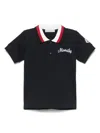 Moncler Short Sleeves Polo Shirt In Blue