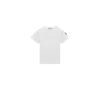 Moncler T-shirt En Coton À Logo Brodé In White