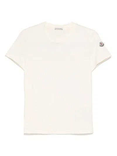 MONCLER EMBROIDERED-LOGO COTTON T-SHIRT