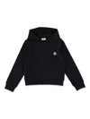Moncler Logo Hoodie In Black