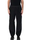Moncler Embroidered Logo Jogging Trousers In Black