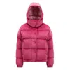 Moncler Daos Chenille Down Jacket Pink In Pink