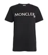 MONCLER EMBROIDERED LOGO T-SHIRT