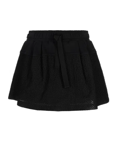 Moncler Embroidered Mini Skirt
