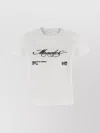 Moncler Embroidered Short Sleeve Crew Neck T-shirt In White