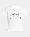 Moncler Embroidered Short Sleeve Crew Neck T-shirt