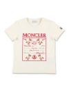 Moncler Logo T-shirt In Beige