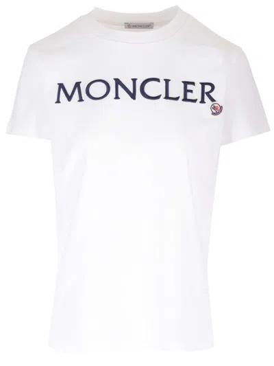 MONCLER MONCLER EMBROIDERED T-SHIRT