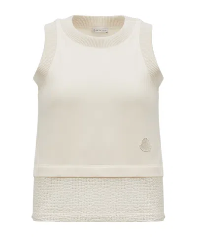 MONCLER MONCLER CREWNECK SLEEVELESS TOP